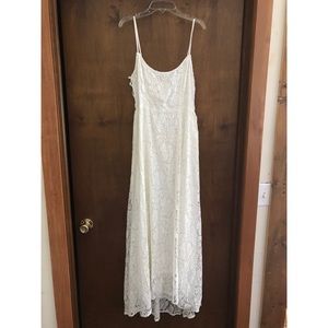 White Lace Maxi Dress